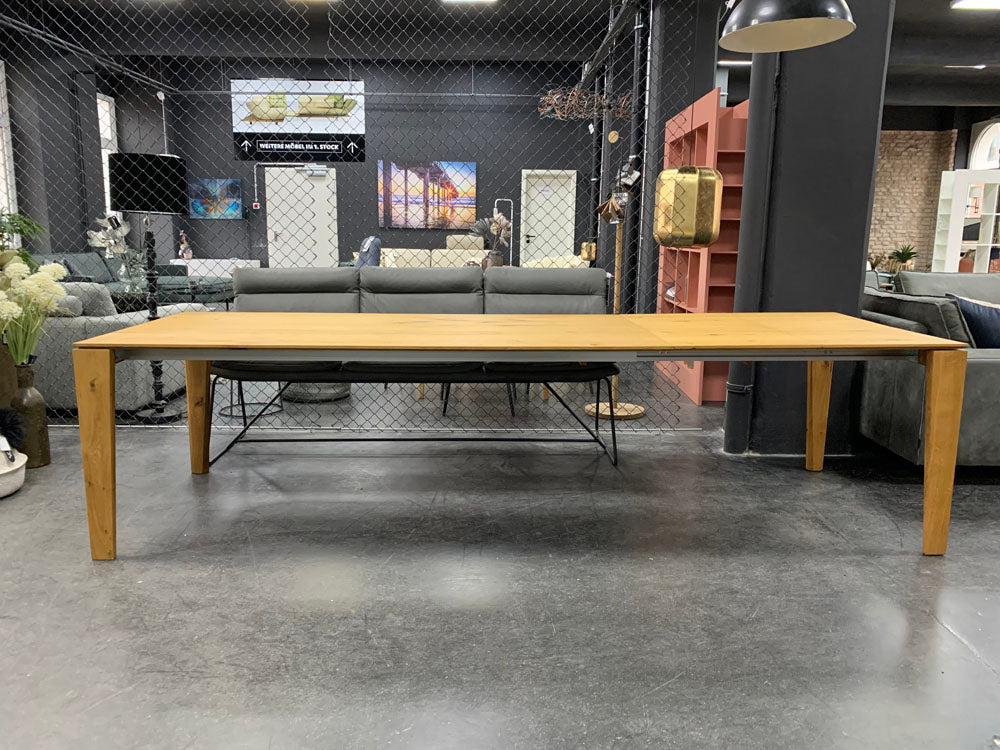 Wohnraum - Tisch ausziehbar - WR 5000 - Eiche massiv - konfigurierbar