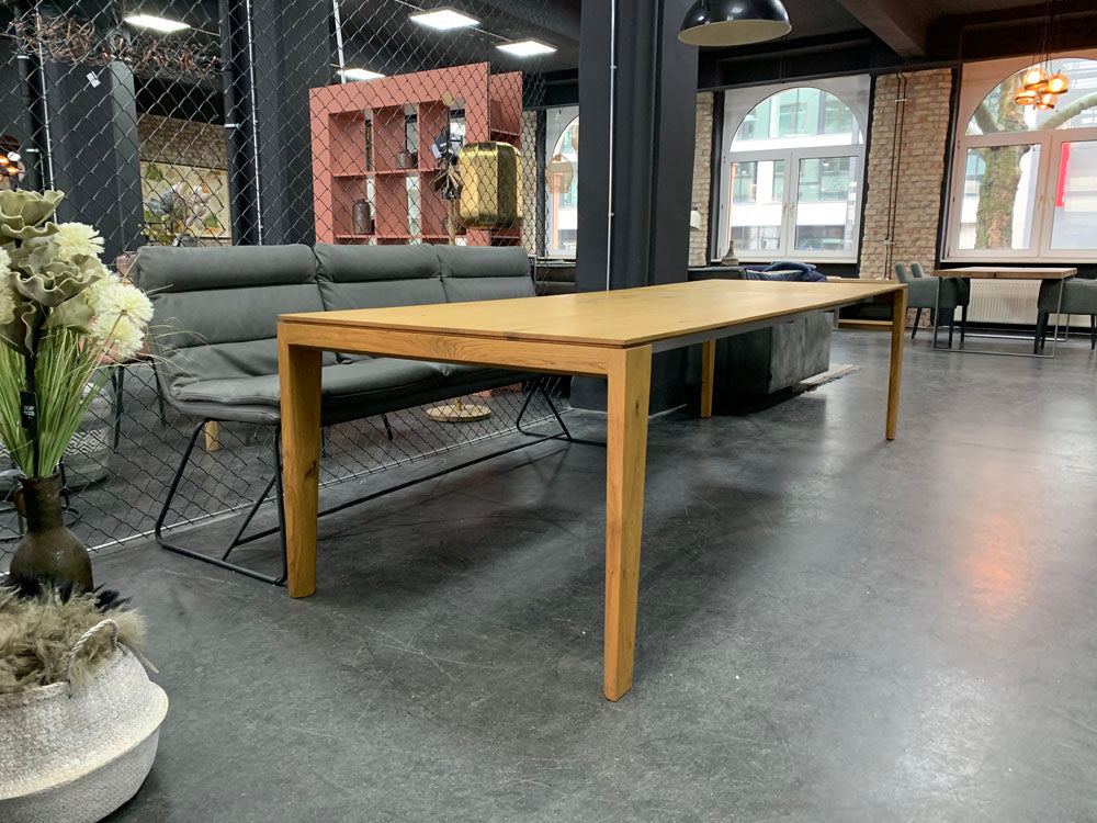 Wohnraum - Tisch ausziehbar - WR 5000 - Eiche massiv - konfigurierbar