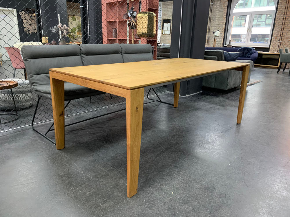 Wohnraum - Tisch ausziehbar - WR 5000 - Eiche massiv - konfigurierbar
