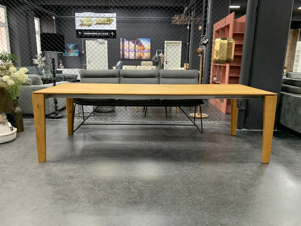 Wohnraum - Tisch ausziehbar - WR 5000 - Eiche massiv - konfigurierbar