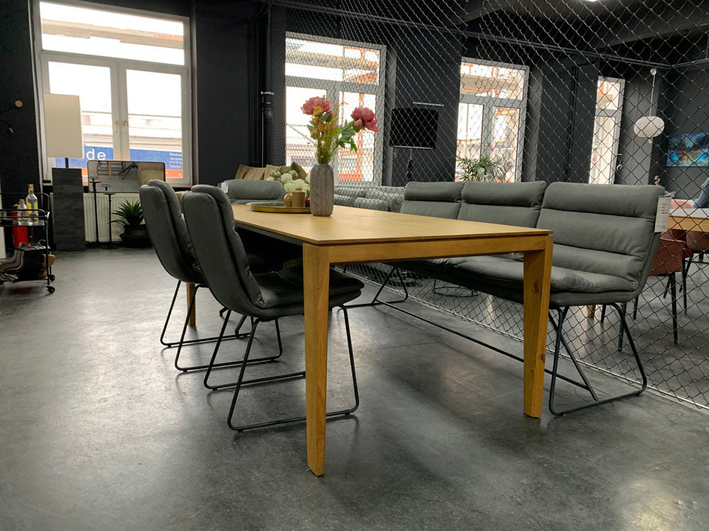Wohnraum - Tisch ausziehbar - WR 5000 - Eiche massiv - konfigurierbar