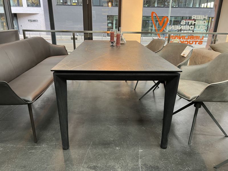 Mobliberica - Tisch ausziehbar - Ilex - Keramik schwarz - konfigurierbar