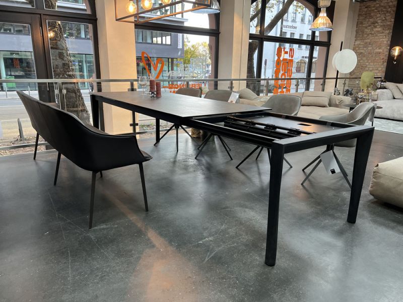 Mobliberica - Tisch ausziehbar - Ilex - Keramik schwarz - konfigurierbar