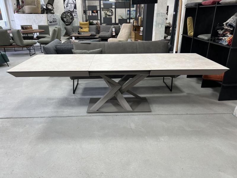 Mobliberica - Tisch ausziehbar - Mistral - Keramik beige - sofort verfügbar
