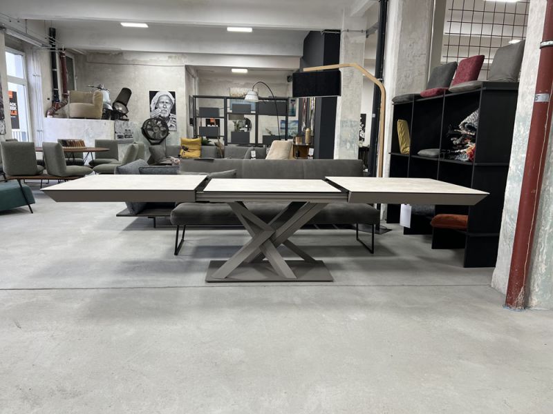 Mobliberica - Tisch ausziehbar - Mistral - Keramik beige - sofort verfügbar