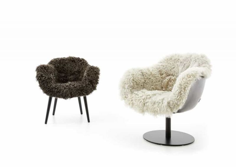 tommy M - Sessel - Lola - Leder schwarz - konfigurierbar