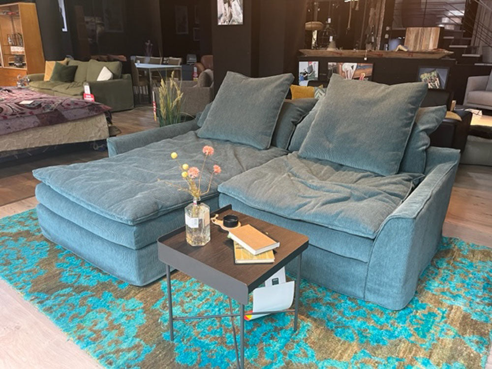 Furninova - Sofa - Sake - Stoff türkis - konfigurierbar