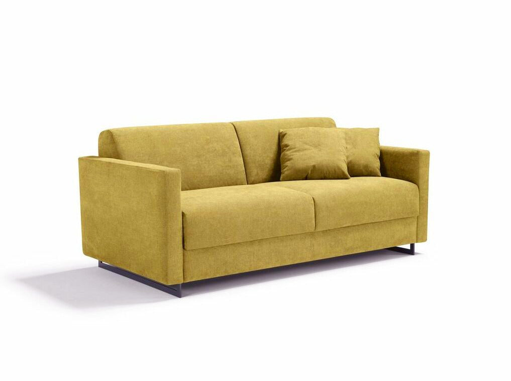 Dienne - Schlafsofa - Tokyo - Stoff gelb - konfigurierbar